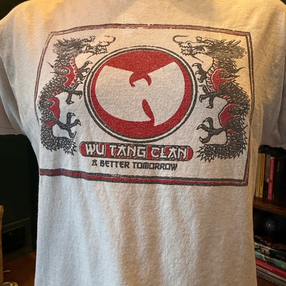 Wu-Tang Clan A Better Tomorrow Graphic Tee - White with Red/Black Print